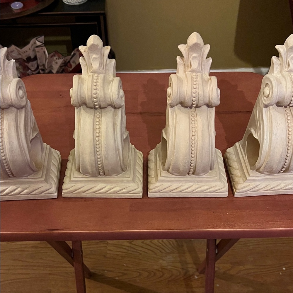 Hobby Lobby Cream Decorative Corbel Brackets - Set of 4